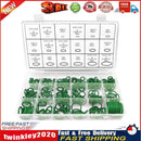 270pcs 18 Sizes HNBR O Rings Rubber Air Conditioning Seal Ring Set (Green) Newly