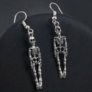 Human Skeleton Pendant Skeleton Earrings Fashion Jewelry Halloween  Earrings
