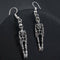 Human Skeleton Pendant Skeleton Earrings Fashion Jewelry Halloween  Earrings