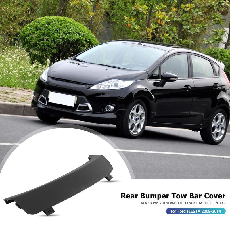For Ford FIESTA 09-14 Rear Bumper Tow Bar Cover Hitch Eye Cap 8A61-17K922 Newly