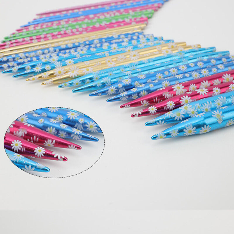 Daisy Circular Needles Set Detachable Crochet Yarns Knitting Kits with Case