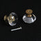 Diamond Shape Pull Handle Cupboard Pulls Door Knobs Crystal Glass Knobs