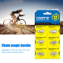 6 Pairs Bicycle Chain Link Connector MTB Road Bike Quick Master Links (12S)