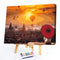 Hot Air Balloon 50x40cm Oil Paint By Numbers DIY Painting SXD216025