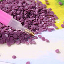 1 DMC Color Round Drill Diamond Rhinestone Crystal Beads for Missing Beads Bag