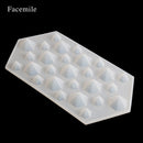 Diamond Shape Ice Ball Mould Silicone Whiskey Cube Maker Mold Party Supply Newly