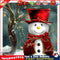 Canvas Painted Oil Paint By Numbers Snowman Red Hat DIY Bedroom Wall Arts Newly