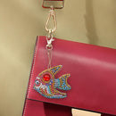 5pcs DIY Full Special Shaped Diamond Painting Cute Fish Keychain Decor Pendant