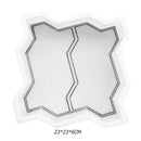 DIY 8-Shaped Courtyard Garden Concrete Brick Mold Paving Propylene Pavement M