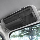 Car Auto Sun Visor Organizer Bill Pen Card Holder Sunglasses Case (Black) Newly