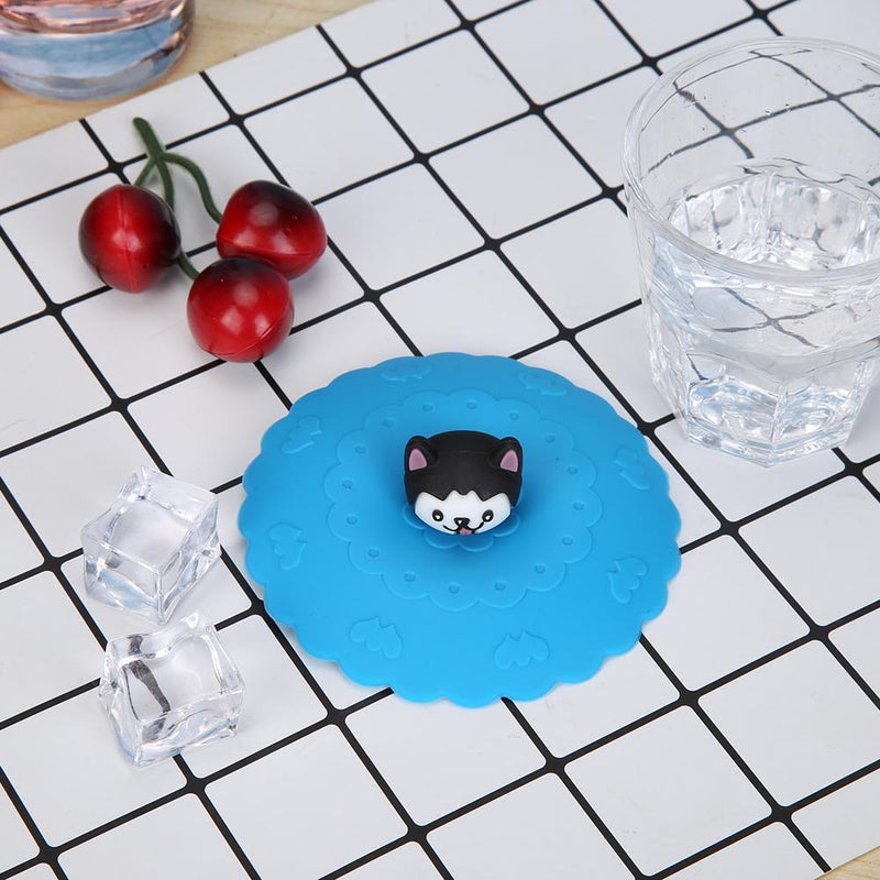 Silicone Heat-resistant Dust-proof Cup Lids Bowl Cover Food Wrap Lid (Erha)