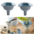 4x Plastic Funnel Small Medium Large Variety Liquid Useful Kitchen Tool Oil U6P9
