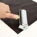 Wooden Handle Steel Leather Craft Glue Laminating Roller DIY Hand Crease Tool