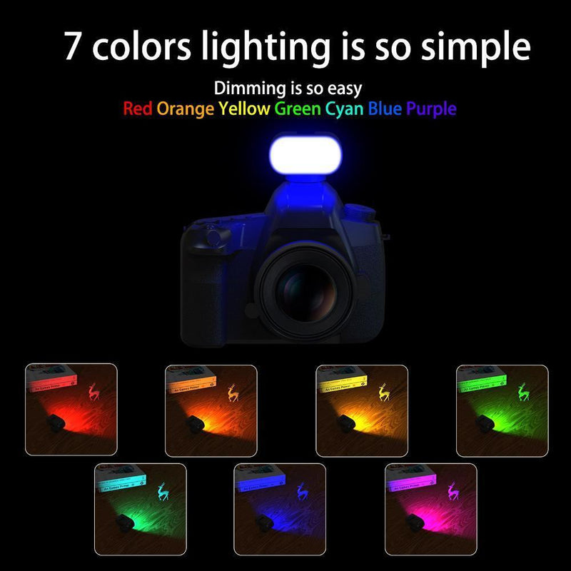 Vlogging Live Broadcast Rechargeable RGB Selfie Fill Light Video Light