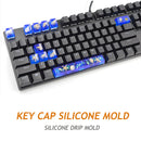 Keycaps Mold Set - Crystal Casting Key Cap Mold for Mechanical Keyboards Cr
