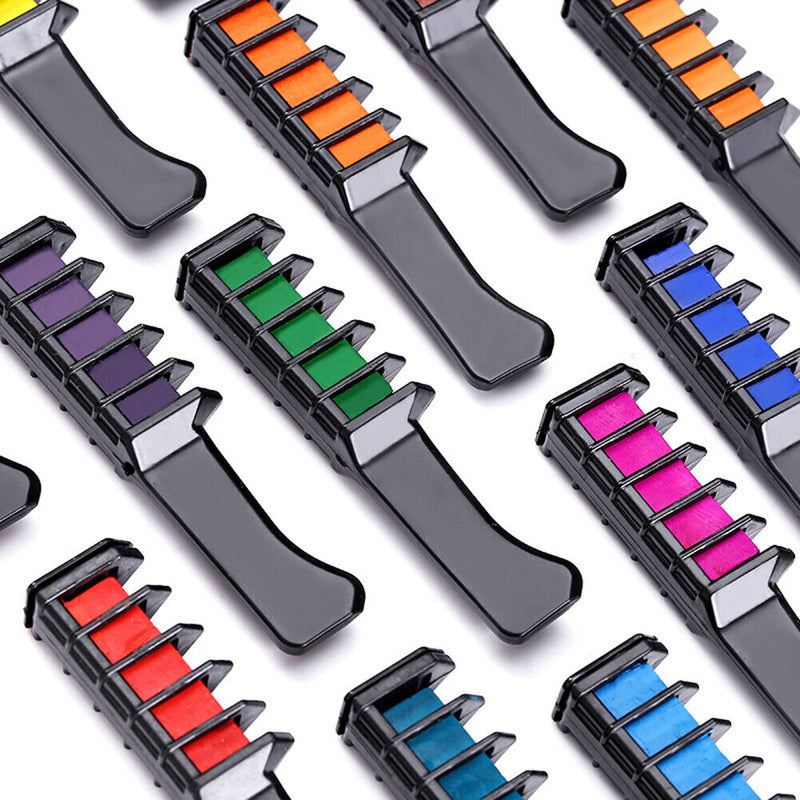 10 pcs Disposable Mini Hair Dye Combs Clean Easily for Festival Dance Party