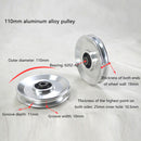 Aluminium Alloy Bearing Pulley Wheel Fitness Gym Equipment Replace (110mm) Newly