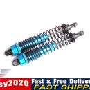 2x 108mm Adjustable Aluminum Shock Absorber for RC Truck Car Blue Newly