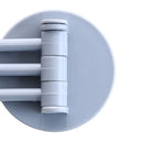 Bathroom Wall Hanging Rotatable 3 Hooks Adhesive Bracket Holder (Grey) Newly