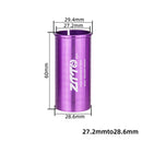 ZTTO Bike Seat Tube Reducing Sleeve MTB Seatpost Adapter (28.6 to 27.2) Newly