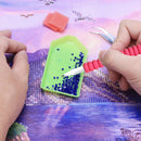 #A DIY Mosaic Pen Christmas Cartoon Art Crafts 5D Replacement for Kids Gifts