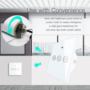 Electric Motorized Curtain Blind Roller Shutter WiFi Smart Curtain Switch Newly