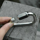 Strong Screw Lock Triangle Metal Carabiner Clip Snap N8C4 Loaded Karabiner X4D4