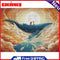 Full Embroidery Stamped Free Yourself 14CT Eco-Cotton Cross Stitch Home Decor