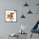 14CT Printed Partial Cross Stitch DIY Little Deer Hand Painting Room Decoration