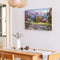 Forest Cabin Frameless DIY Oil Paint by Numbers Kit Picture Wall Artwork