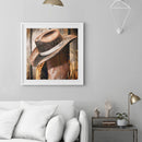 Hand Painted Oil Paint by Numbers DIY Boat Hat Drawing Wall Art Decoration Gift
