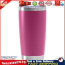 Thermal Car Cup Stainless Coffee Vacuum Insulated Water Bottle (Dark Pink) Newly
