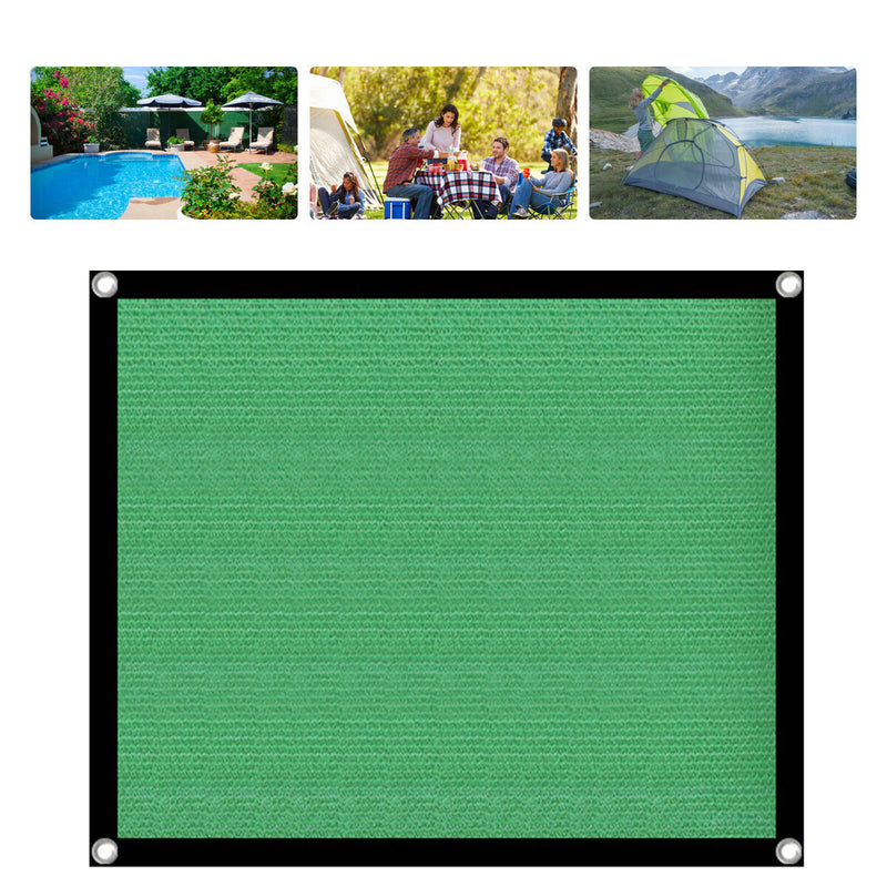 Sunblock Shade Cloth with Grommets Sail Canopy Awning UV Blockage (3x4m)