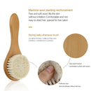 Baby Rubbing Artifact Wash Hair Beech Wool Brush Haircut Soft Cleaning Newly