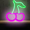 Cherry Fruit LED Neon Light Colorful Neon Sign Night Lamp Hanging Decor (B)