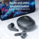 TWS Wireless Headphone Stereo Bluetooth-compatible Earbuds Earphone (Black)