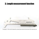 BIKERSAY 7 in 1MTB Road Bicycle Chain Wear Indicator Chain Checker Ruler Ga