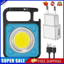 COB LED Keychain Flashlight USB 500LM Outdoor Fishing Camping Working Light