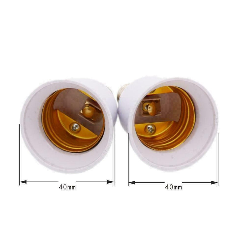 1X Lamp Screw Base Bulb E14 to E27 Adapter Light Holder C4F Converter