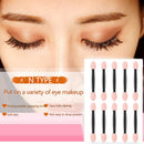 10pcs Portable Eye Shadow Powder Brushes Sponge Eyeshadow Applicator (55mm)