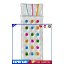 Inflatable Summer Pool Lounge with Cup Holes Water Floating Lounge (Color)