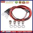 4pcs 5mm 4 LED Light for 1/12 1/18 1/10 1/8 Axial Scx10 Traxxas Hpi Rc4wd R