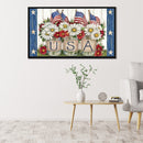 Diamond Painting Independence Day Full Round Drill Rhinestone Picture