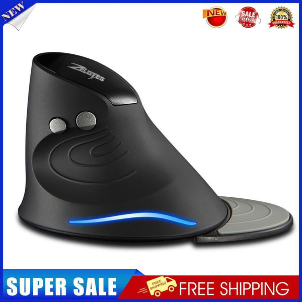 ZELOTES 2.4G Gaming Mouse Ergonomic Upright Optical Wireless LED Game Mouse