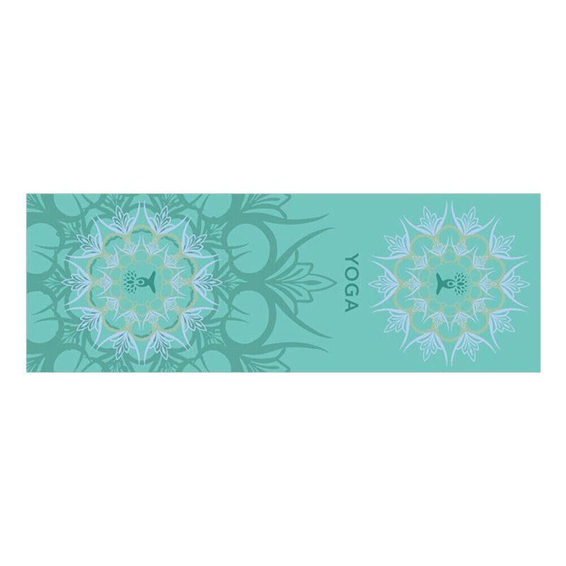 Portable Washable Printed Yoga Towel Pilates Anti-Skid Towels Blanket (D) Newly