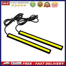 2pcs Waterproof 12V LED COB Car Auto DRL Driving Daytime Running Lamp Fog