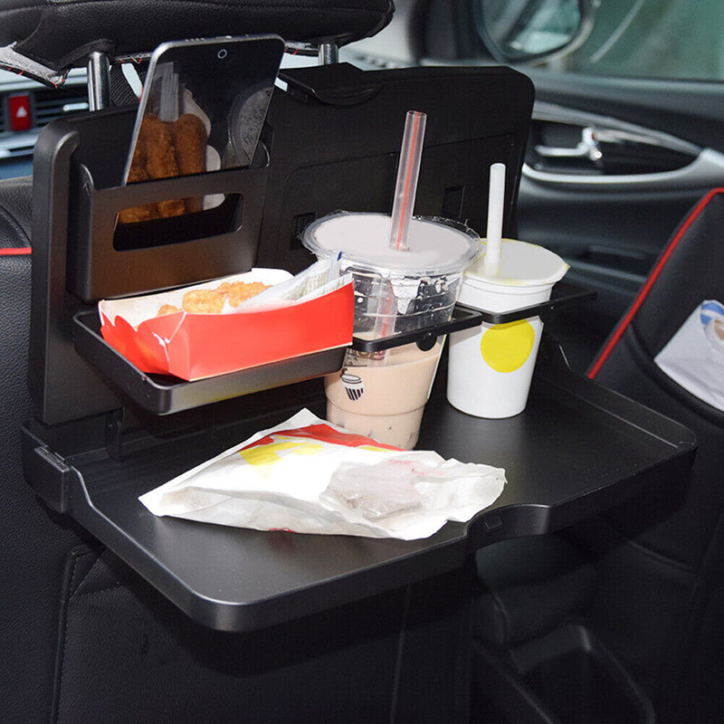 2pcs Universal Car Food Tray Foldable Dining Table Plate Car Palette