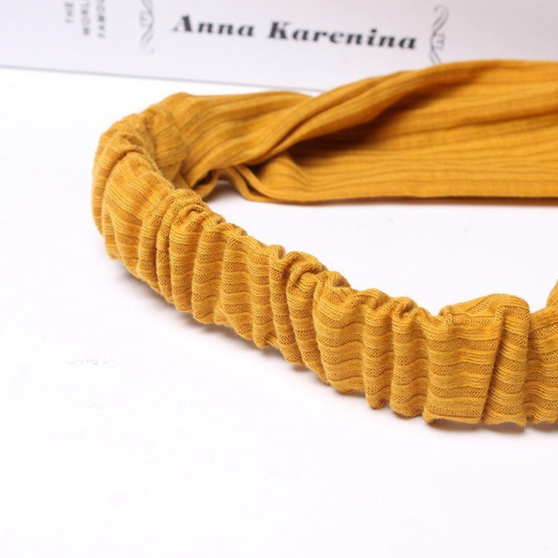 Winter Warm Cross Headband Twisted Knotted Headwrap Headwear Sports Hair Bands