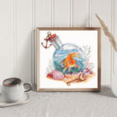 Goldfish Bottle DIY Diamond Painting Kits Full Round Drill Home Wall Decoration