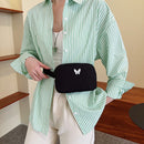 Summer Canvas Shoulder Bags Korean Women Phone Purse Solid Crossbody Handbags